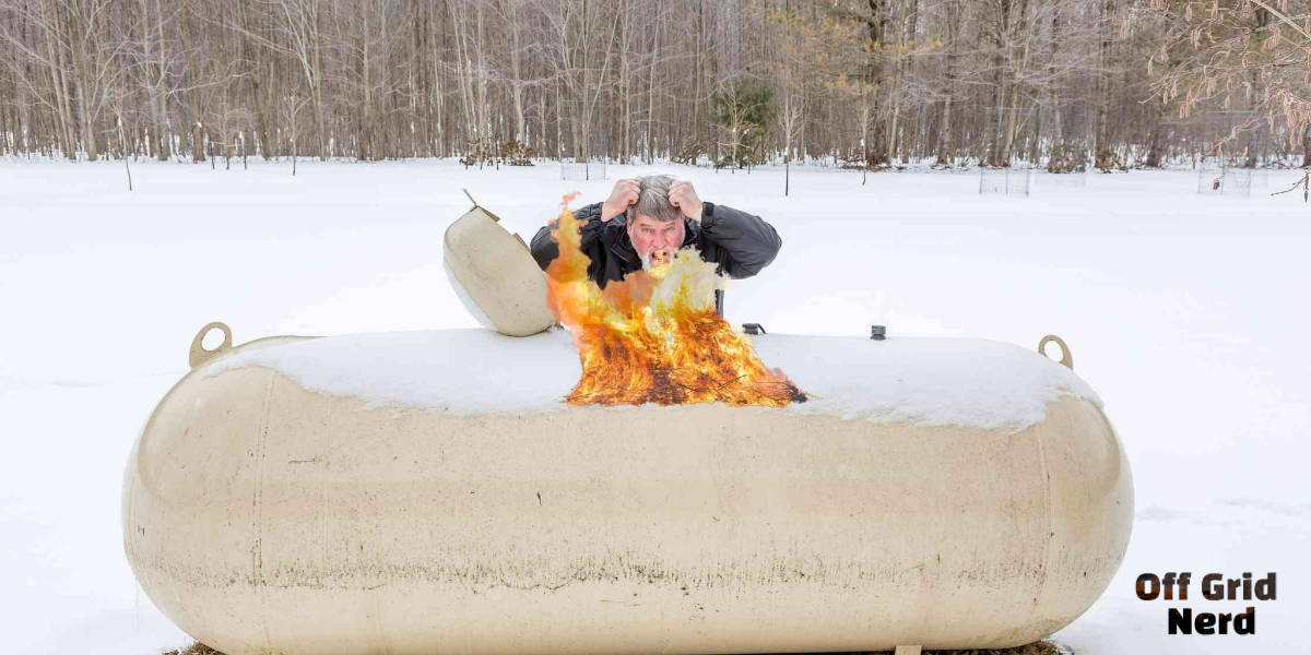 propane tank wood stove